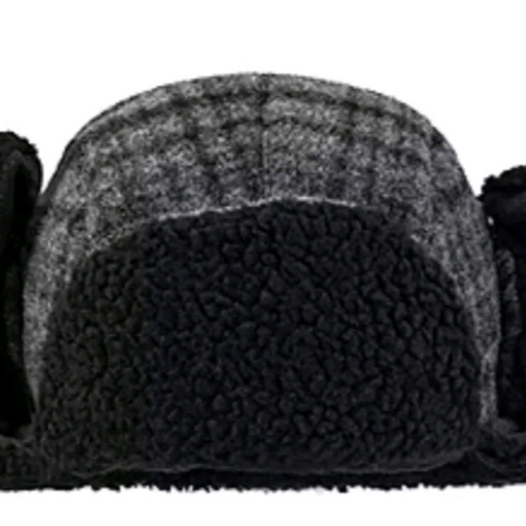 Levi's Charcoal Color Trapper Hat Small/Medium. - Picture 5 of 6